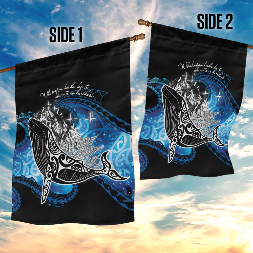 Maori Matariki Te Araroa Paikea Starry Garden Flag Tangaroa Whakatauki