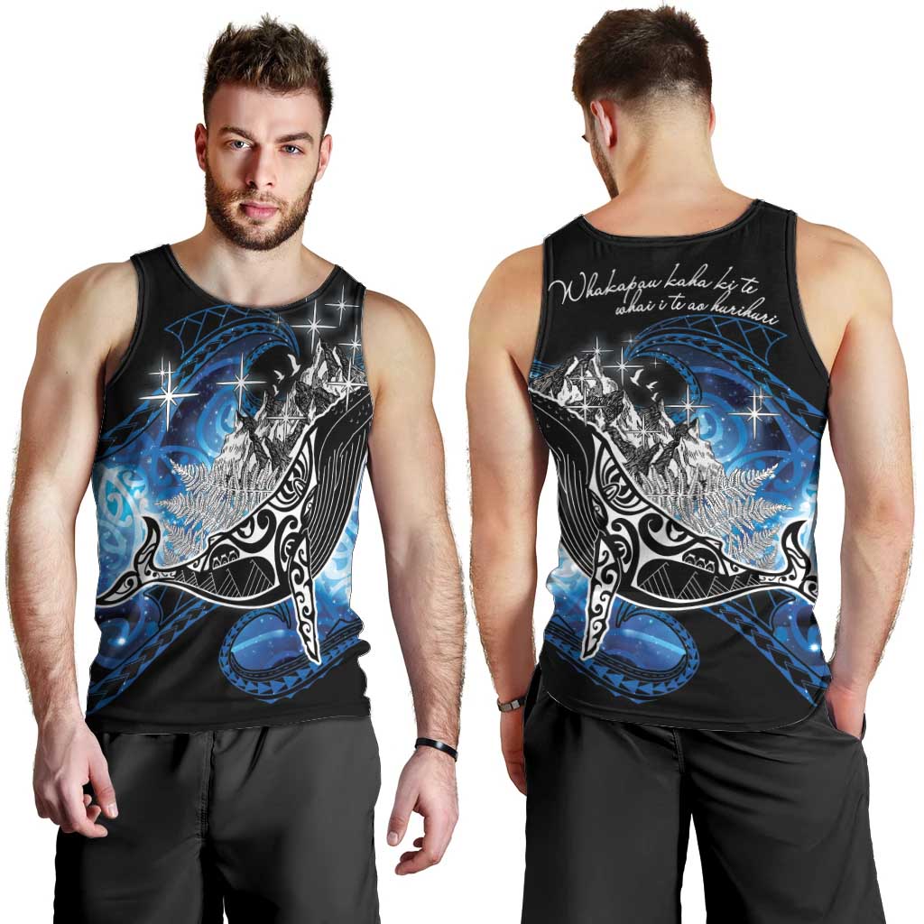 Maori Matariki Te Araroa Paikea Starry Men Tank Top Tangaroa Whakatauki