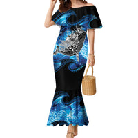 Maori Matariki Te Araroa Paikea Starry Mermaid Dress Tangaroa Whakatauki