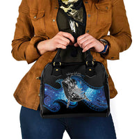 Maori Matariki Te Araroa Paikea Starry Shoulder Handbag Tangaroa Whakatauki