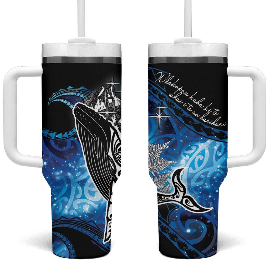 Maori Matariki Te Araroa Paikea Starry Tumbler With Handle Tangaroa Whakatauki