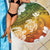Kanaka Maoli Hawaii Flag Day Beach Blanket Vibrant Frangipani