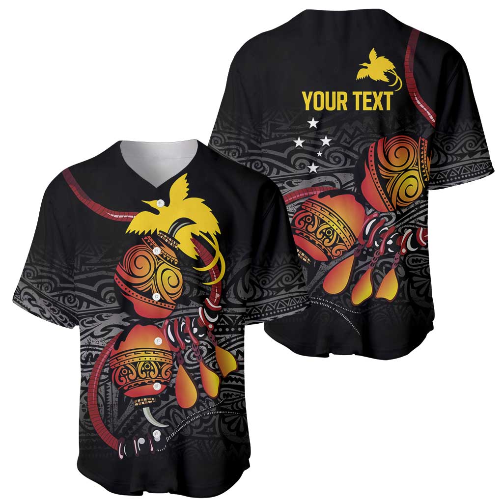 Personalized Papua New Guinea Milne Bay Baseball Jersey Bagi Necklace Mix Lime Pot Grunge LT7 - Polynesian Pride