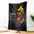 Personalized Papua New Guinea Milne Bay Blanket Bagi Necklace Mix Lime Pot Grunge