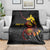 Personalized Papua New Guinea Milne Bay Blanket Bagi Necklace Mix Lime Pot Grunge