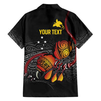 Personalized Papua New Guinea Milne Bay Family Matching Summer Maxi Dress and Hawaiian Shirt Bagi Necklace Mix Lime Pot Grunge LT7 - Polynesian Pride