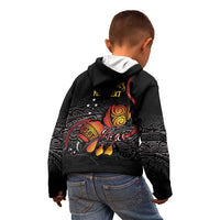 Personalized Papua New Guinea Milne Bay Kid Hoodie Bagi Necklace Mix Lime Pot Grunge
