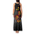Personalized Papua New Guinea Milne Bay Tank Maxi Dress Bagi Necklace Mix Lime Pot Grunge
