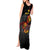 Personalized Papua New Guinea Milne Bay Tank Maxi Dress Bagi Necklace Mix Lime Pot Grunge