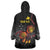 Personalized Papua New Guinea Milne Bay Wearable Blanket Hoodie Bagi Necklace Mix Lime Pot Grunge