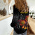 Personalized Papua New Guinea Milne Bay Women Casual Shirt Bagi Necklace Mix Lime Pot Grunge