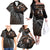 Aotearoa Maori - Australia Indigenous Family Matching Off The Shoulder Long Sleeve Dress and Hawaiian Shirt Koiri Whakairo Mix Aboriginal Art - Polynesian Pride