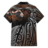 Aotearoa Maori - Australia Indigenous Family Matching Summer Maxi Dress and Hawaiian Shirt Koiri Whakairo Mix Aboriginal Art LT7 - Polynesian Pride