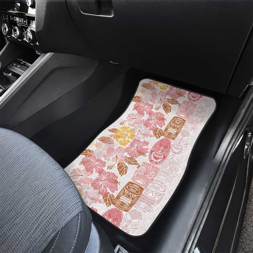 Christmas Aloha Hawaii Tiki Car Mats Hibiscus Spring Colors - Polynesian Pride