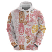 Christmas Aloha Hawaii Tiki Hoodie Hibiscus Spring Colors - Polynesian Pride