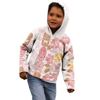 Christmas Aloha Hawaii Tiki Kid Hoodie Hibiscus Spring Colors - Polynesian Pride
