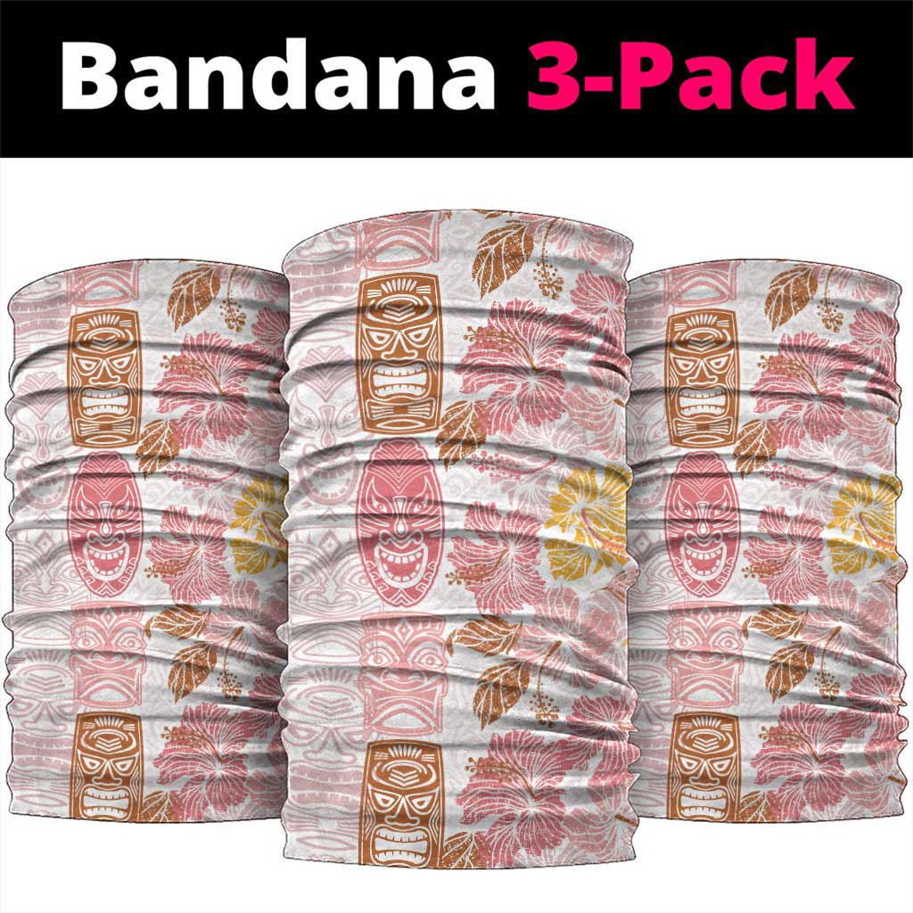 Christmas Aloha Hawaii Tiki Neck Gaiter Hibiscus Spring Colors - Polynesian Pride