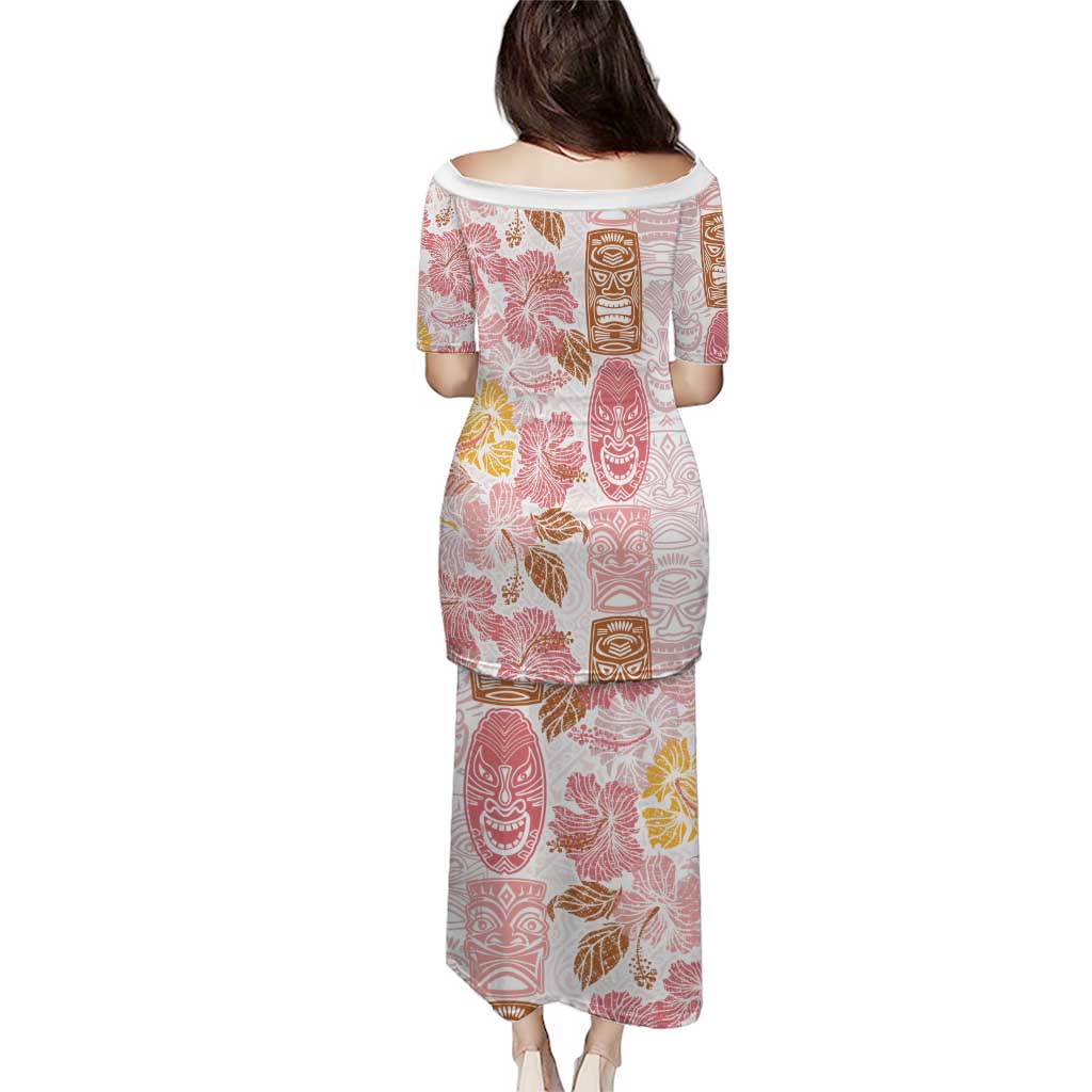 Christmas Aloha Hawaii Tiki Puletasi Hibiscus Spring Colors - Polynesian Pride