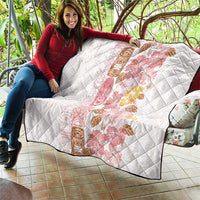 Christmas Aloha Hawaii Tiki Quilt Hibiscus Spring Colors - Polynesian Pride