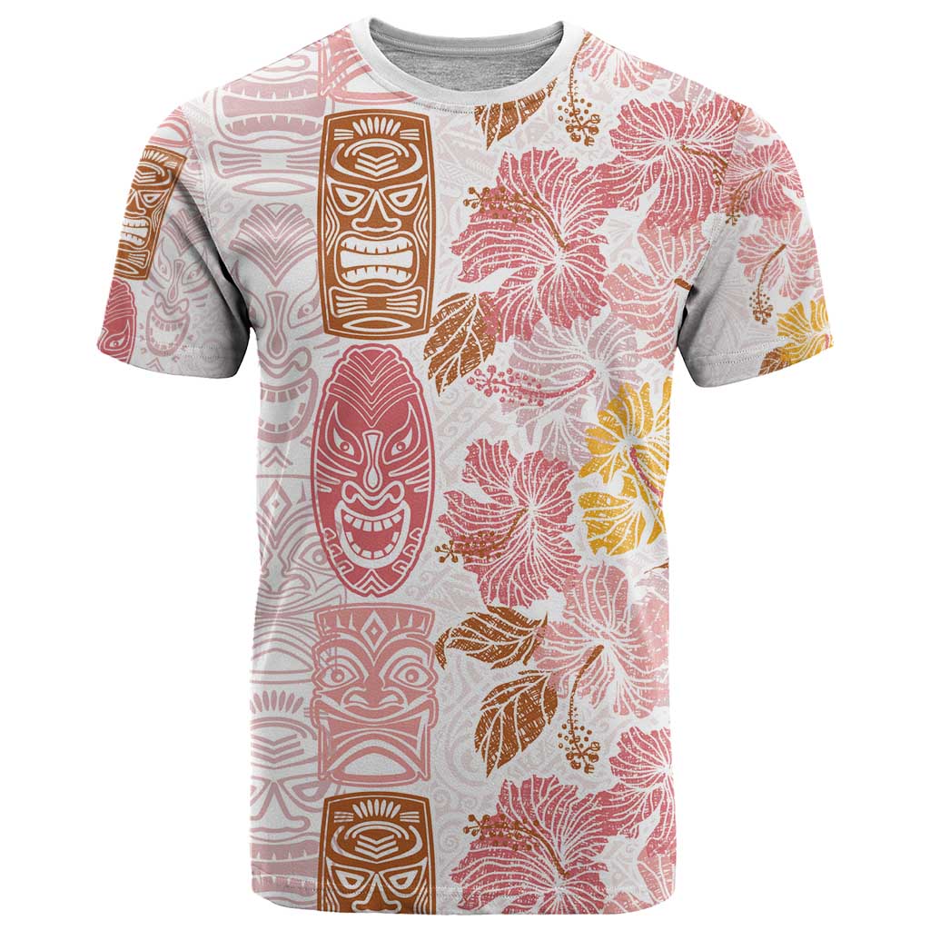 Christmas Aloha Hawaii Tiki T Shirt Hibiscus Spring Colors - Polynesian Pride