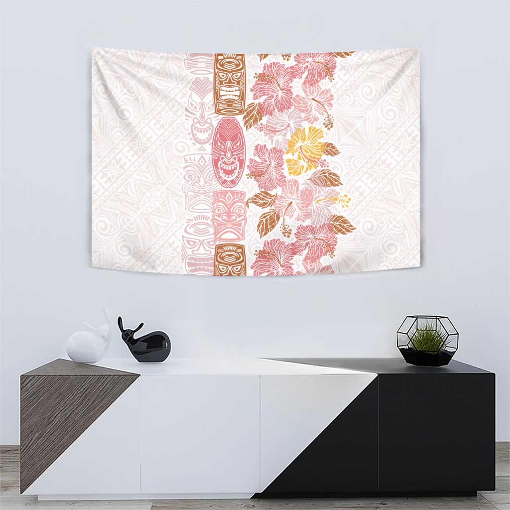 Christmas Aloha Hawaii Tiki Tapestry Hibiscus Spring Colors - Polynesian Pride