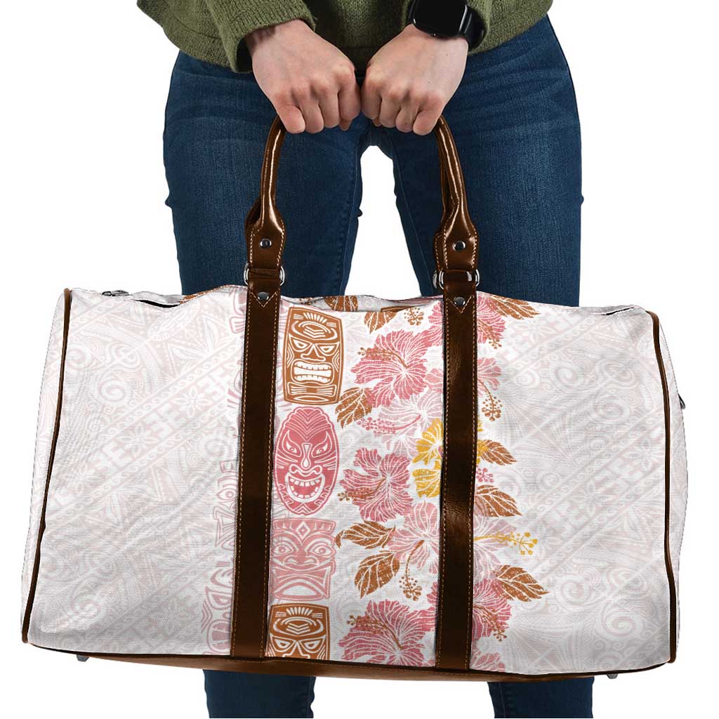 Christmas Aloha Hawaii Tiki Travel Bag Hibiscus Spring Colors - Polynesian Pride