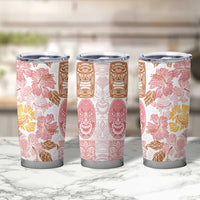 Christmas Aloha Hawaii Tiki Tumbler Cup Hibiscus Spring Colors - Polynesian Pride