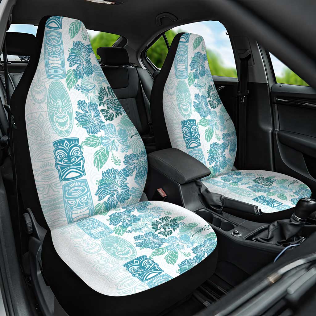 Christmas Aloha Hawaii Tiki Car Seat Cover Hibiscus Summer Colors - Polynesian Pride