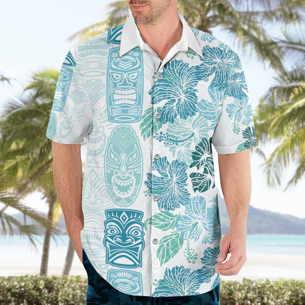 Christmas Aloha Hawaii Tiki Hawaiian Shirt Hibiscus Summer Colors - Polynesian Pride