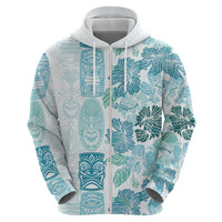 Christmas Aloha Hawaii Tiki Hoodie Hibiscus Summer Colors - Polynesian Pride