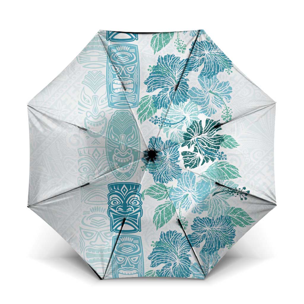 Christmas Aloha Hawaii Tiki Umbrella Hibiscus Summer Colors - Polynesian Pride
