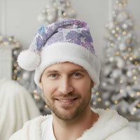 Christmas Aloha Hawaii Tiki Christmas Santa Hat Hibiscus Winter Colors - Polynesian Pride