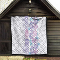 Christmas Aloha Hawaii Tiki Quilt Hibiscus Winter Colors - Polynesian Pride