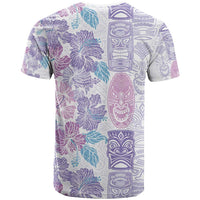 Christmas Aloha Hawaii Tiki T Shirt Hibiscus Winter Colors LT7 - Polynesian Pride