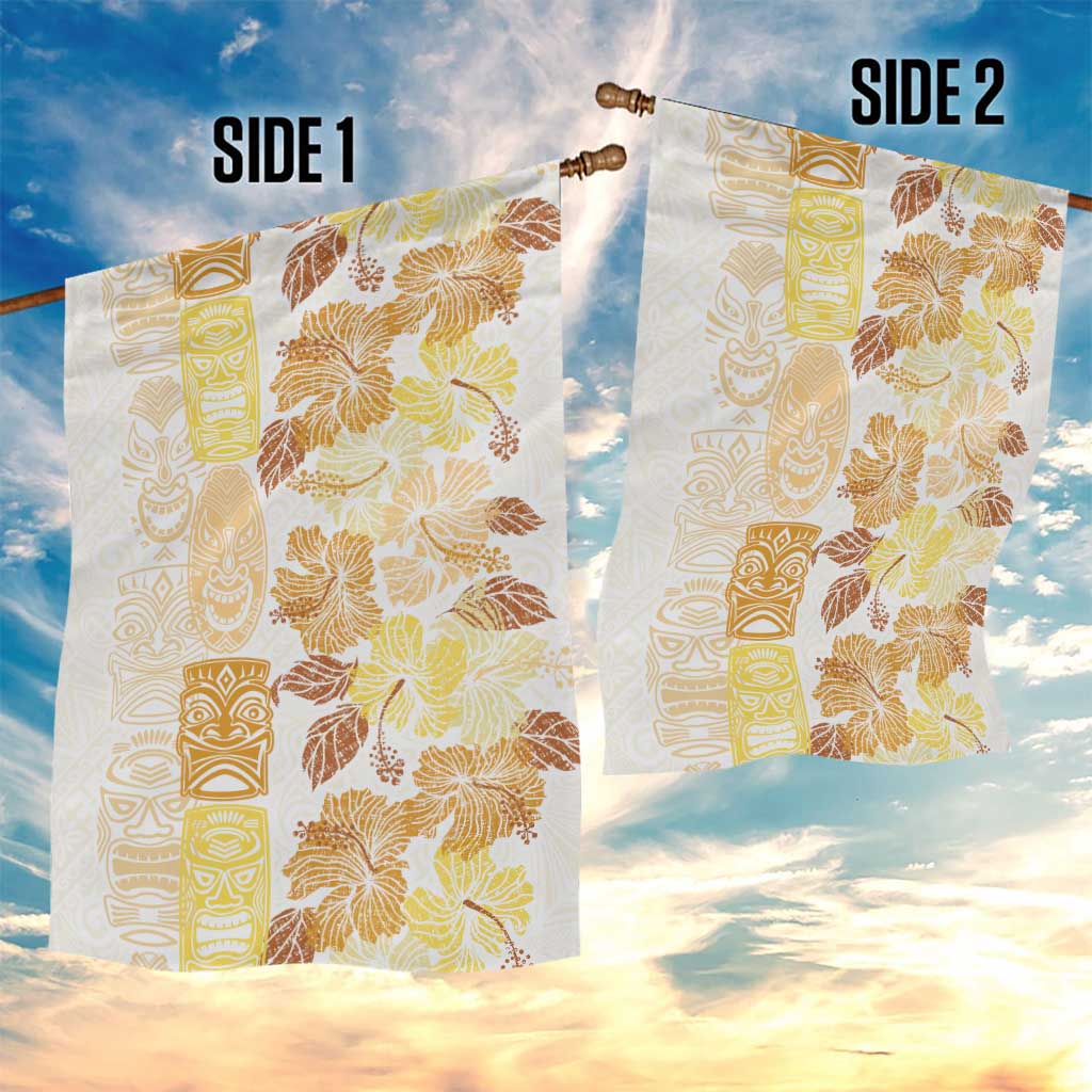 Christmas Aloha Hawaii Tiki Garden Flag Hibiscus Autumn Colors LT7 - Polynesian Pride