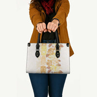 Christmas Aloha Hawaii Tiki Leather Bag Hibiscus Autumn Colors - Polynesian Pride