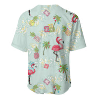 Aloha Hawaii Christmas Seamless Baseball Jersey Plumeria Lei LT7 - Polynesian Pride