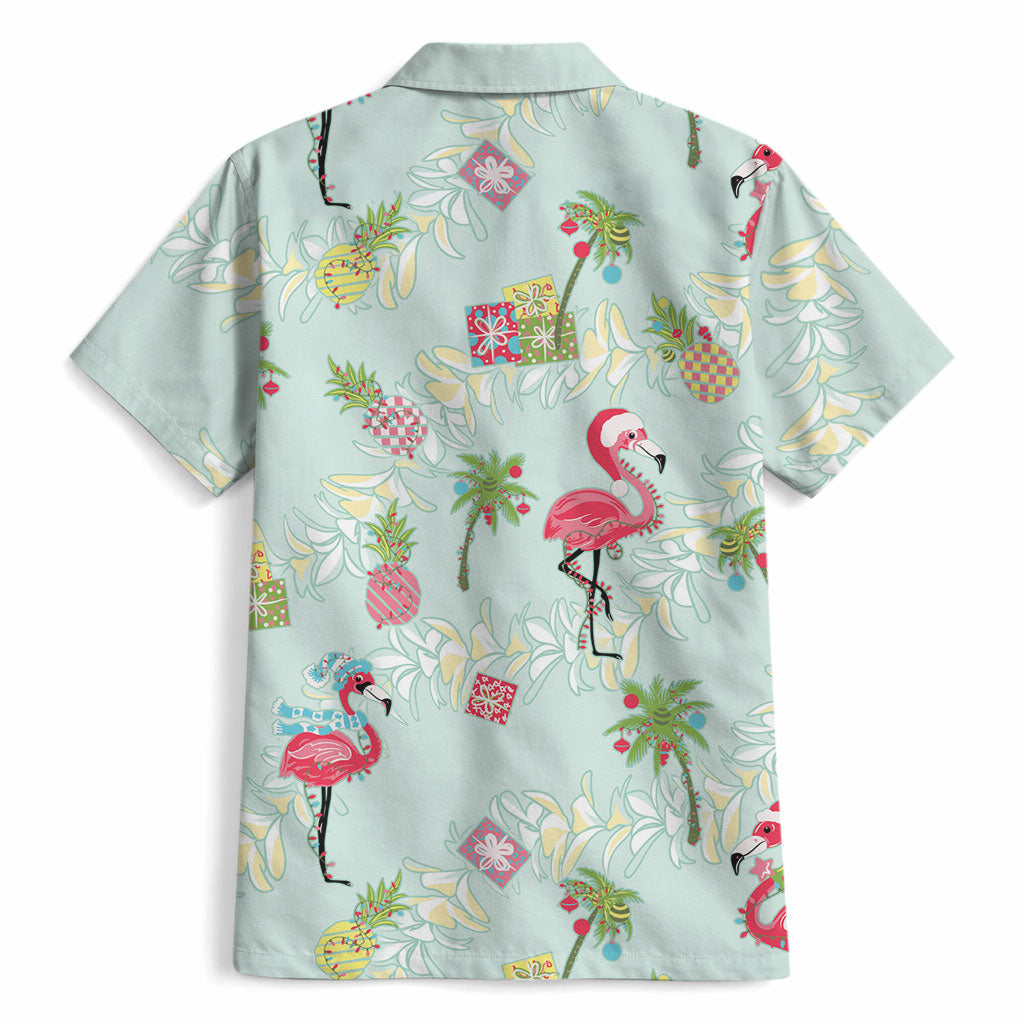 Aloha Hawaii Christmas Seamless Hawaiian Shirt Plumeria Lei LT7 - Polynesian Pride
