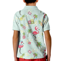 Aloha Hawaii Christmas Seamless Kid Polo Shirt Plumeria Lei LT7 - Polynesian Pride