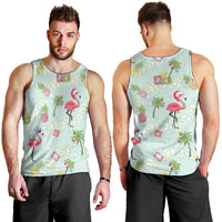 Aloha Hawaii Christmas Seamless Men Tank Top Plumeria Lei LT7 - Polynesian Pride