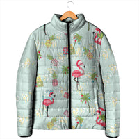 Aloha Hawaii Christmas Seamless Padded Jacket Plumeria Lei LT7 - Polynesian Pride