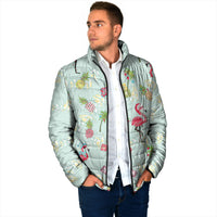 Aloha Hawaii Christmas Seamless Padded Jacket Plumeria Lei LT7 - Polynesian Pride