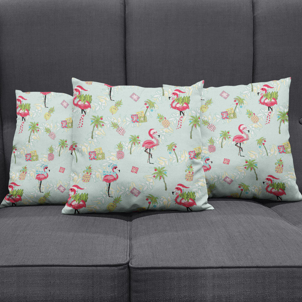 Aloha Hawaii Christmas Seamless Pillow Cover Plumeria Lei LT7 - Polynesian Pride