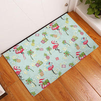 Aloha Hawaii Christmas Seamless Rubber Doormat Plumeria Lei LT7 - Polynesian Pride