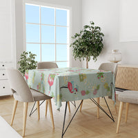 Aloha Hawaii Christmas Seamless Tablecloth Plumeria Lei LT7 - Polynesian Pride