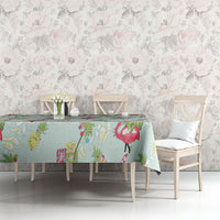 Aloha Hawaii Christmas Seamless Tablecloth Plumeria Lei LT7 - Polynesian Pride