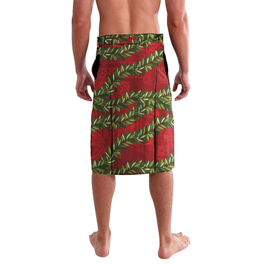 Mele Kalikimaka Hawaii Christmas Maile Lei Lavalava Tropical Santa LT7 - Polynesian Pride