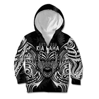 New Zealand Rugby Kid Hoodie 2023 World Cup Aotearoa Create History LT7 Zip Hoodie Black - Polynesian Pride