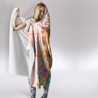Aloha Hawaii Hooded Blanket Kawaii Mele Kalikimaka - Pastel Fever