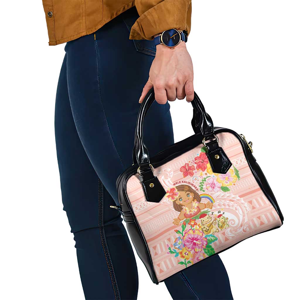 Aloha Hawaii Shoulder Handbag Kawaii Mele Kalikimaka - Pastel Fever LT7 - Polynesian Pride